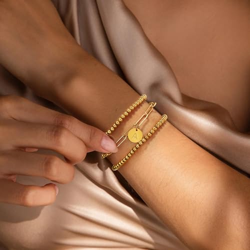 Bracelet stretch perles sans fermoir ajustable pour éviter la rouille - 6