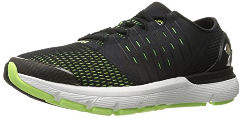 Under Armour Scarpe da Corsa da Uomo Speedform Europa, Nero 003 Lime Quirky, 43 EU