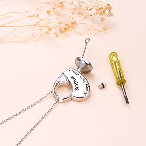 S925 Sterling Silver Urn Necklace for Ashes Cremation Memorial Keepsake Pendant Necklace Jewelry for Women2