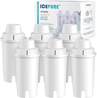 ICEPURE Water Filter Cartridges Compatible with Brita Classic Filter Jugs, Brita Jugs and Dispensers, Classic OB03, Everyday, UltraMax, Metro+, XL, Mavea 107007 35557,6 Pieces