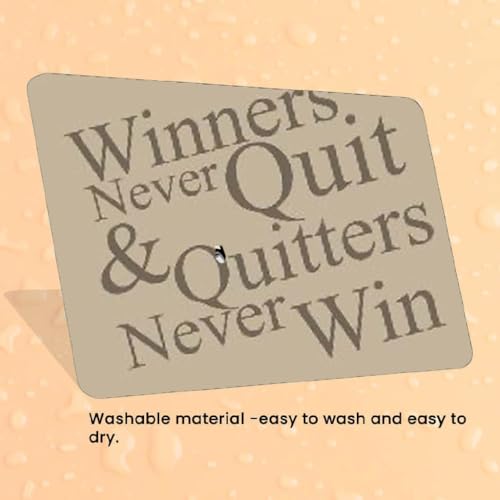 Image of OUTFITQUE Cute Mouse Pad - Printed Mousepad with Anti-Slip Rubber Base & Smooth Mouse Control for Laptop, Gaming, Notepad, Desktops (Winner Theme)