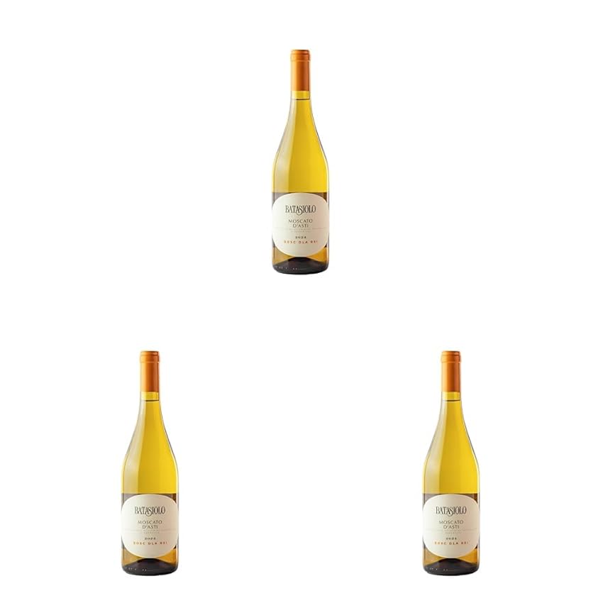 Batasiolo Moscato D'Asti Docg Bosc Dla Rei, Vino Bianco Vivace e Dolce (Confezione da 3)