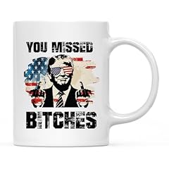 Ceramic Trump Mug with American Flag
