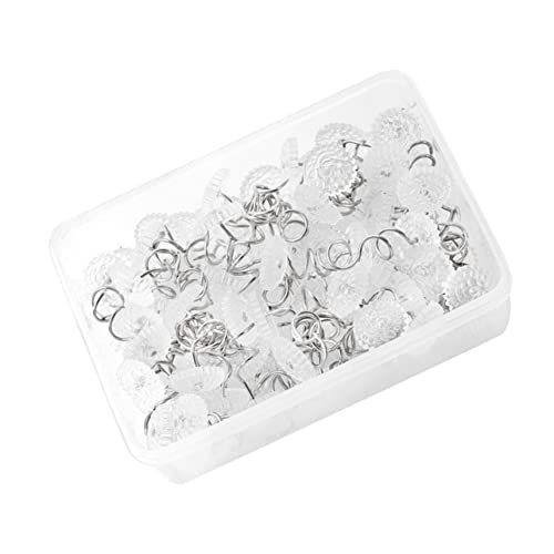 SEWACC Pins 100pcs Sofa Spiral Nail Screw Pins for Upholstery Easy to Use and Comfortable