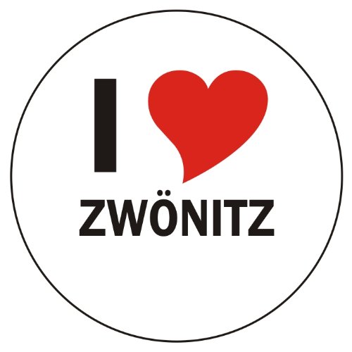 Me encanta zwönitz para 210 x 210 mm redonda Laptopskin Sticker
