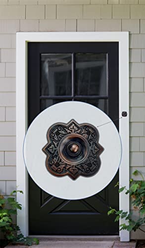 Akatva Door Bell Button – Bell Push Button – Doorbell Chime Wired - Doorbell Button Wired – Door Bell Ringer Button – Doorbell Button Replacement – Wired Doorbell Button - Oil Rubbed Bronze Finish #TOP5
