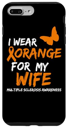 Multiple Sclerosis Awareness I WEAR ORANGE FOR MY WIFE �X�}�z�P�[�X iPhone 7 Plus/8 Plus �p