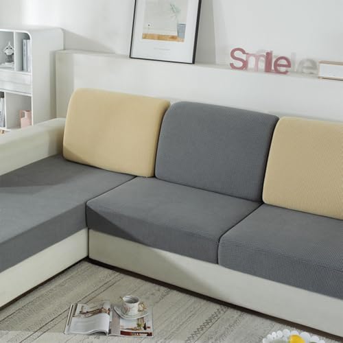 Housse de coussin de canapé extensible 1 place style 8