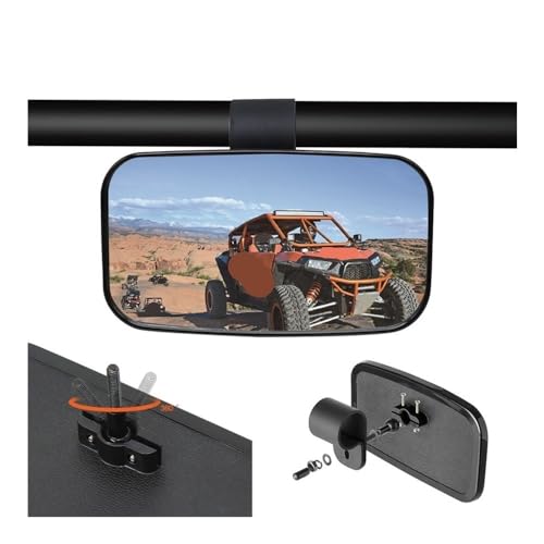 Espejos retrovisores UTV y ATV universales de 1.5 a 2 pulgadas para quad y moto RZR 3