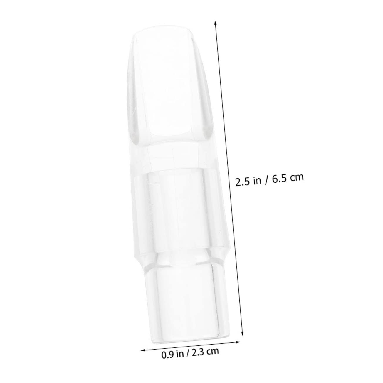 Toddmomy Soprano Saxophone Mouthpiece Saxophone Neck Cork Replacement Plastic Sax Head Professional Soprano Sax Accessories