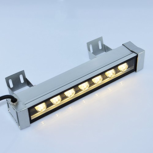 Rsn Led Linear Bar Light Wall Washer 7W 3000K Warm White Color Stage Lighting Aluminum Alloy Ip65 Waterproof #TOP4