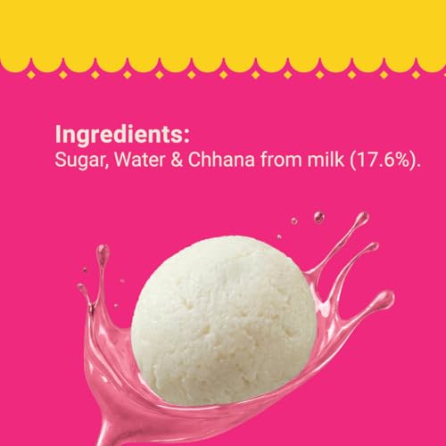 Image of GO DESi - Rasgulla | Made with Farm Fresh Milk| 5 pieces| 200 grams | Indian Mithai | Classic sweets | Sweets Gift Pack