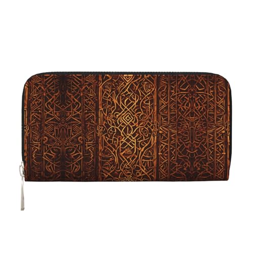 Native American Print Womens Wallet, Ladies Credit Card Holder, Phone Wallet Purses, Long Clutch Hand Bag