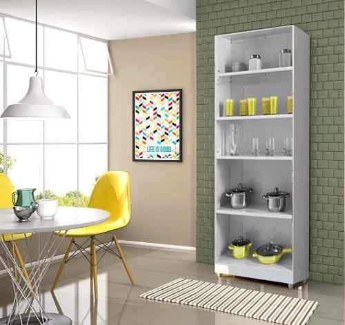 Estante Sala Adega Livreiro Armário Espelho Multiuso Magia Móveis