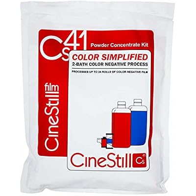 CineStill Cs41 Color Simplified 2-Bath Powder Kit (24 Rolls، 800 iso، Color Negative)