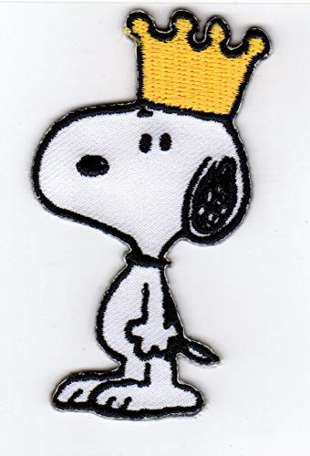 Amazon.co.jp: ワッペン PEANUTS スヌーピー (王冠) SNOOPY 犬 グッズ