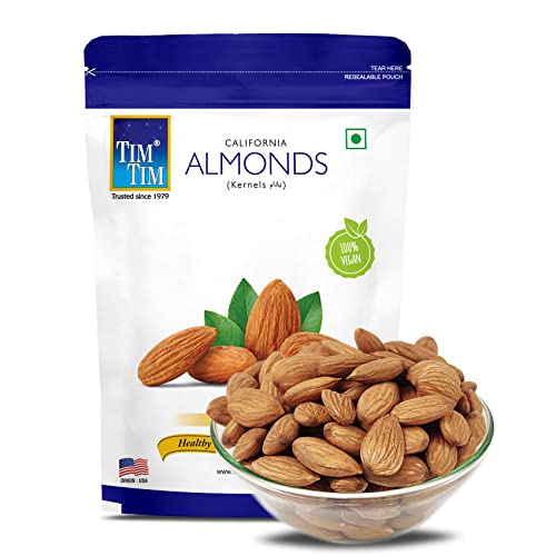 Image of Tim Tim Daily Needs Dry Fruits Combo Pack - Almonds, Cashews, Raisins (200g each) and California Walnuts 250g, 850g Pack
