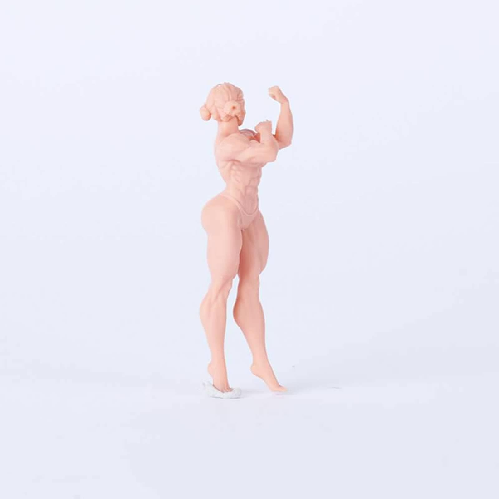 Amazon.co.jp: ZEDACAKAI 1/64 フィギュアフィットネス女性
