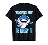 Photo Gallery 11 anni happy 11th shark birthday 11th birthday maglietta Photo Gallery 11 anni happy 11th shark birthday 11th birthday maglietta