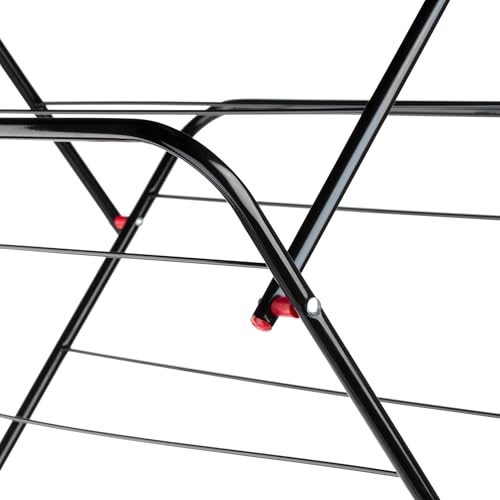 Russell Hobbs LA073785EU 3 Tier Clothes Airer - Indoor Laundry Drying Rack, Foldable,15M Washing Line Drying Space, Fold Out Corner Hanger Hooks, 7kg Max Load, Portable Clothes Horse, Non-Slip Feet - Image 7