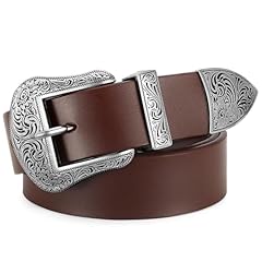 Dark Brown-silver Buckle