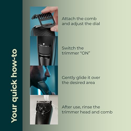 Image of Lifelong Beard Trimmer for Man | Timmer Men Beard | Cordless Trimmer for Men All in One | Grooming Kit with Skin Friendly Blades | Shaving Machine with 20 Lengths, 50-Min Runtime, Type-C Rechargeable