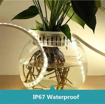 Image of 3014-108 Led Waterproof Strip Rope Pipe Light for False Ceiling Light, Decorative led SMD Roll Light with Adapter (Green, 10-Meter)