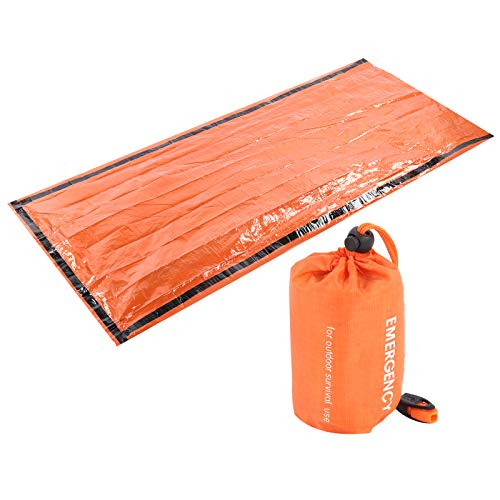 Emergency Sleeping Bags, Reusable Thermal Emergency Blankets,?Survival Gear for Hiking, Camping, Travel and First Aid Kits, Warmer Blanket for Outdoor