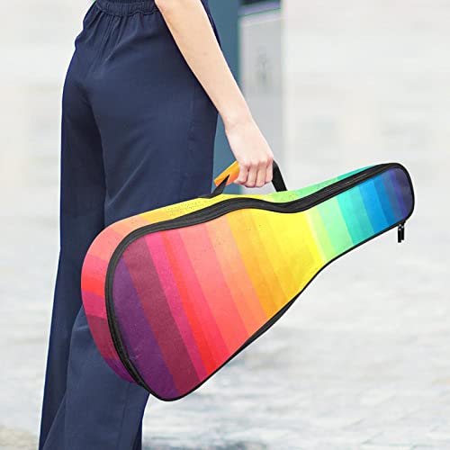 Housse pour ukulélé – Rayures arc-en-ciel colorées – Rembourrage en éponge de 10 mm d’épaisseur – 53,3 cm – Avec sangles… - Les Beatles, Paul McCartney, John Lennon, RIngo Starr, George Harrison Housse pour ukulélé - Rayures arc-en-ciel colorées - Rembourrage en éponge de 10 mm d'épaisseur - 53,3 cm - Avec sangles… – Image 7