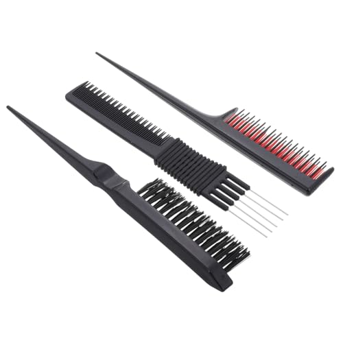FRCOLOR Peigne à Dents Fines pour Cheveux Fins Kit de Coiffage pour Hommes et Femmes Démêlage et Crêpage
