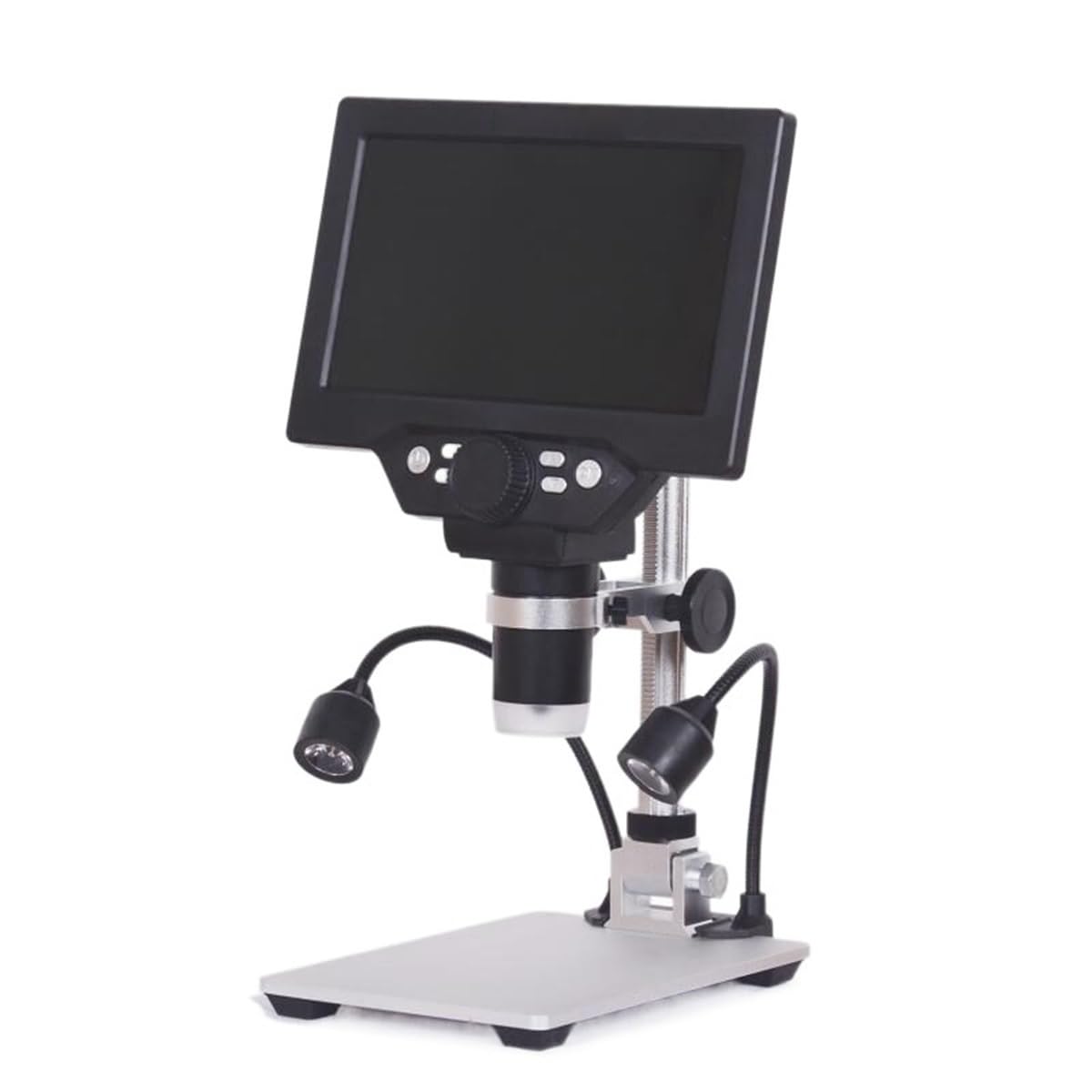Beobachtung mit dem Mikroskop G1200d Digitalmikroskop, 1, 2 MP, 7 Zoll, große Farbe, 1-1200 x kontinuierlich, mit Licht (eingebauter Lithium-Akku)