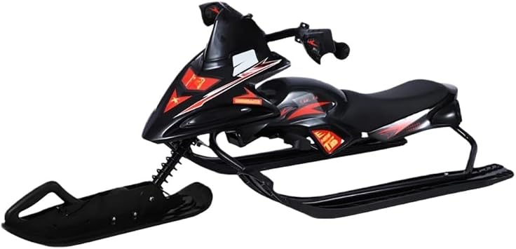 TAYTHI Childrens Snowmobile, Sledding, Snow Scooter, Sledding, Snowbike, Assembly Type, Load Capacity 176.4 lbs 80 kg, Playing in Snow, Outdoor Play, Lawn Slide, Parent-child Game, Snow Toy