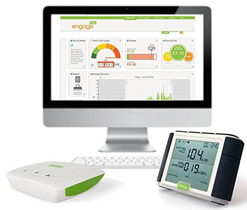 Pack Efergy Elite + Engage Hub. Monitor energía consumo eléctrico + gestión internet