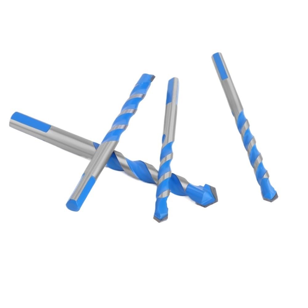 5/6/7/8 Uds 3 4 5 6 8 10 12mm broca de vidrio multifuncional brocas triangulares baldosas cerámica hormigón ladrillo Metal acero inoxidable madera(6pcs set 2)