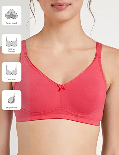 Image of Amazon Brand - Symbol Women's Shaper Bra| Full Coverage | Non Padded |Non Wired | Seamless Cups | Cotton Strech