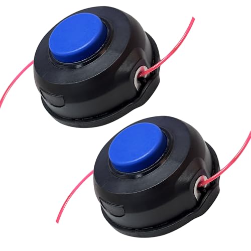 2PC Trimmer Head for homelite UT26SSL3vnm UT33600 A / B 26cc straight shaft String Trimmers,Trimmer head For ryobi ry40002 RYSST44 RY251PH, RY252CS, RY253SS 25cc P2009 RY15523A S430 430 weed trimmer