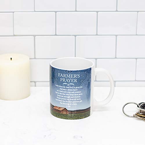 Farmers-Prayer-Blessings-of-A-Farm-White-11-Ounce-Ceramic-Stoneware-Coffee-Mug Farmers Prayer Blessings of A Farm White 11 Ounce Ceramic Stoneware Coffee Mug