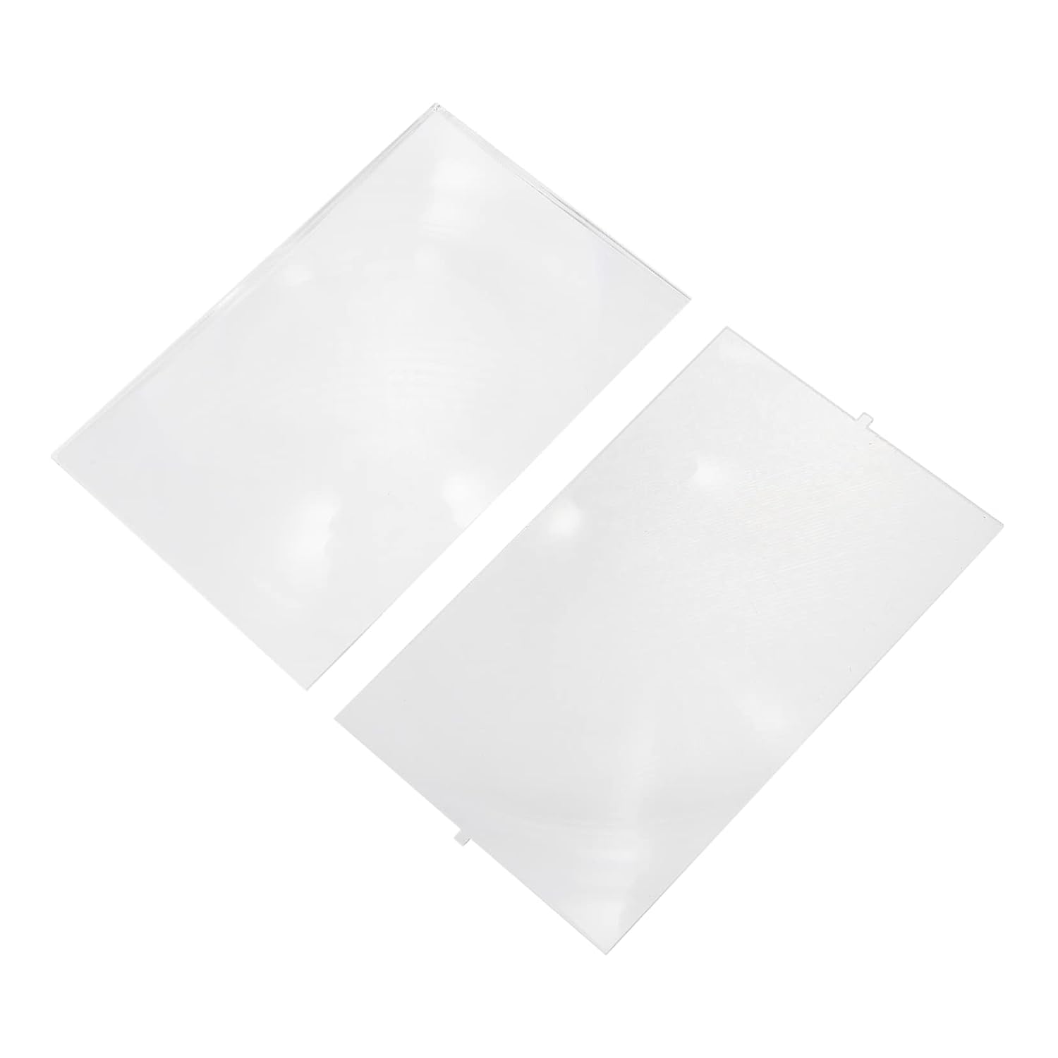 CALLARON 90x140mm High Definition Fresnel Lens for Projectors Optical Experiment Tool 2-Piece Set Enhanced Light Transmission Suitable for Home and Educational Use