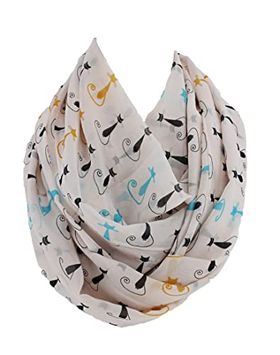Etwoa's Cats Infinity Scarf Circle Scarf Loop Scarf