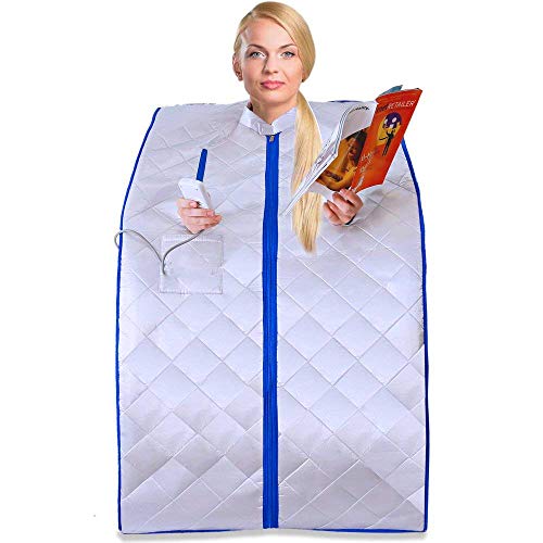 Satz Portable far infrared sauna therapy slimming negative ion detoxification personal sauna folding chair cabin, sauna heater