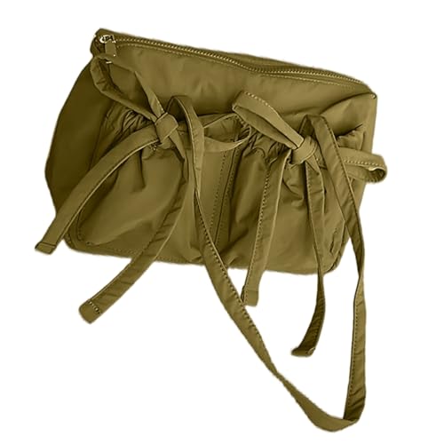 Sac à bandoulière en nylon pour femme grand format avec poignée