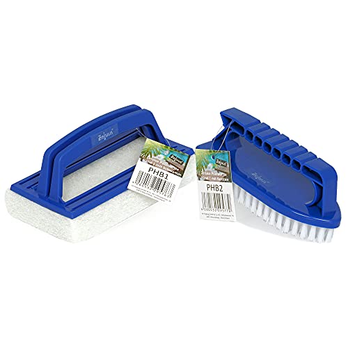 Aspirateur Spa Gonflable Brosse De Piscine Zelsius Rectangulaire - 8 Brosses Inférieures + 4 Latérales - Pour Tuyaux 32/38 Mm - Nettoyage Fond Balai Piscine