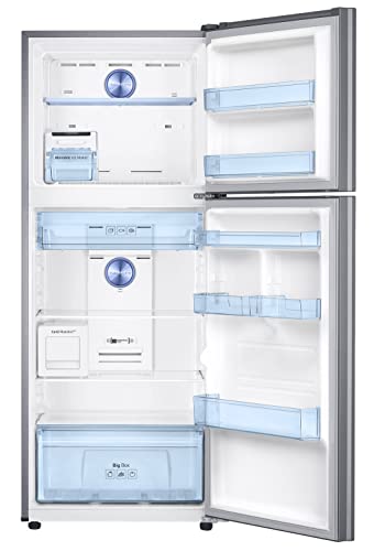 Image of Samsung 355L 2 Star Inverter Frost-Free Convertible 5 In 1 Curd Maestro Double Door Refrigerator Appliance (RT39C5C32SL /HL,Ez Clean Steel(Silver))