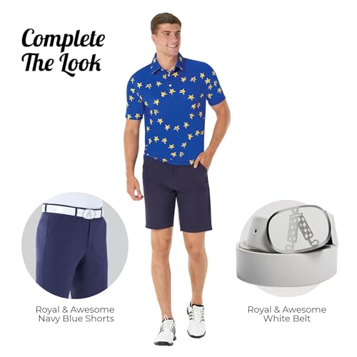 Image of Royal & Awesome Men Golf Shirt