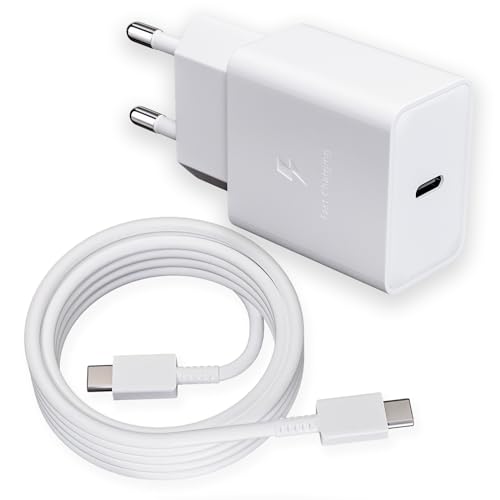 Chargeur Rapide 15 Watt avec Câble 2M pour Samsung Galaxy S22,S21,S20 Ultra,Note8,S10,S9,S8,A54,A53,A34,A14,A13,M54,Z Flip 3,Z Fold3 5G, Type C Téléphone...