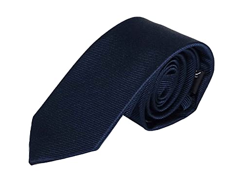 PB Pietro Baldini Cravate homme en microfibre - cravate bleu fait à la main en Italie - Cravates mariage homme - 150 x 7 cm - bleu Cover