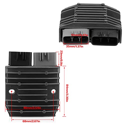 LKV Retificador regulador de tensão 230-58036 compatível com Honda TRX420 TRX420 FA Fourtrax Rancher