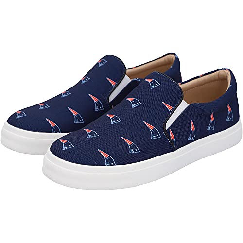 Cuce Women s Navy New England Patriots Allover Print Slip-On Shoe
