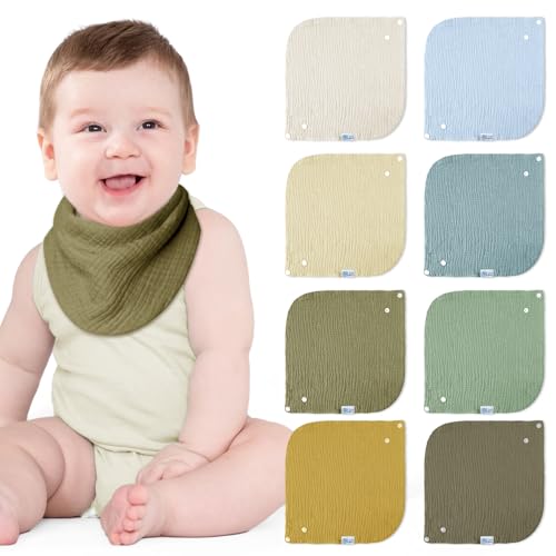 lulumoon Lätzchen Baby Absorbierende Dreieckstuch: 4-lagiges Verdicken...