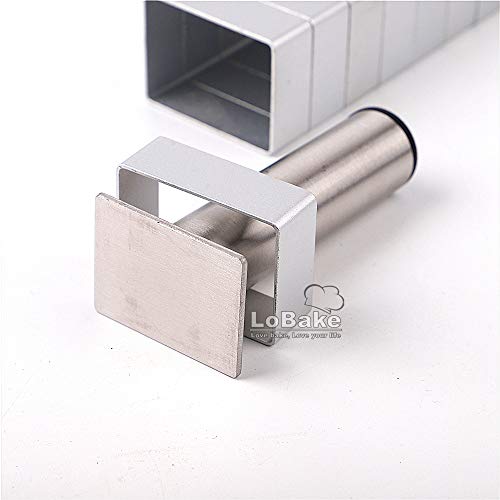 Lobake Rectangle Shape Aluminium Pineapple Cake Mold Stainless Steel Pressing Stamp Mooncake Mould Fondant Cookie Biscuit Molds Diy #TOP4
